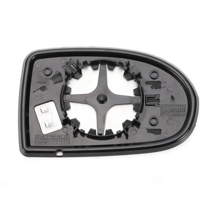 Left Side Heated White Mirror Glass for Jeep Compass (2010–2016)
