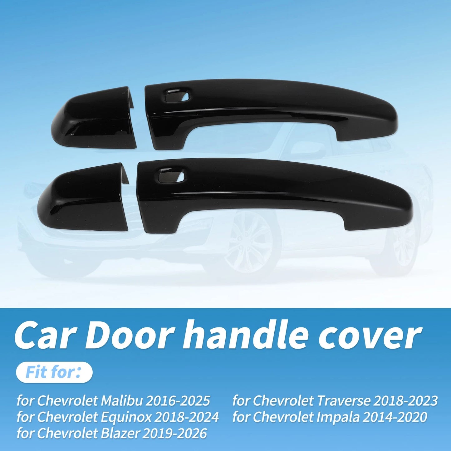 Exterior Door Handle Cover Trim for Chevy Malibu Equinox Blazer Impala (2013–2023)