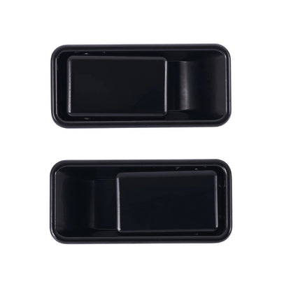 2X Black Outer Door Handle for Jeep Wrangler TJ (1996–2007)