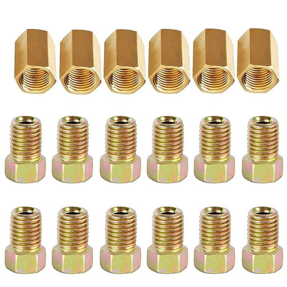 Replacement Brake Pipe Fittings 18pcs 3/8in for Vehicle