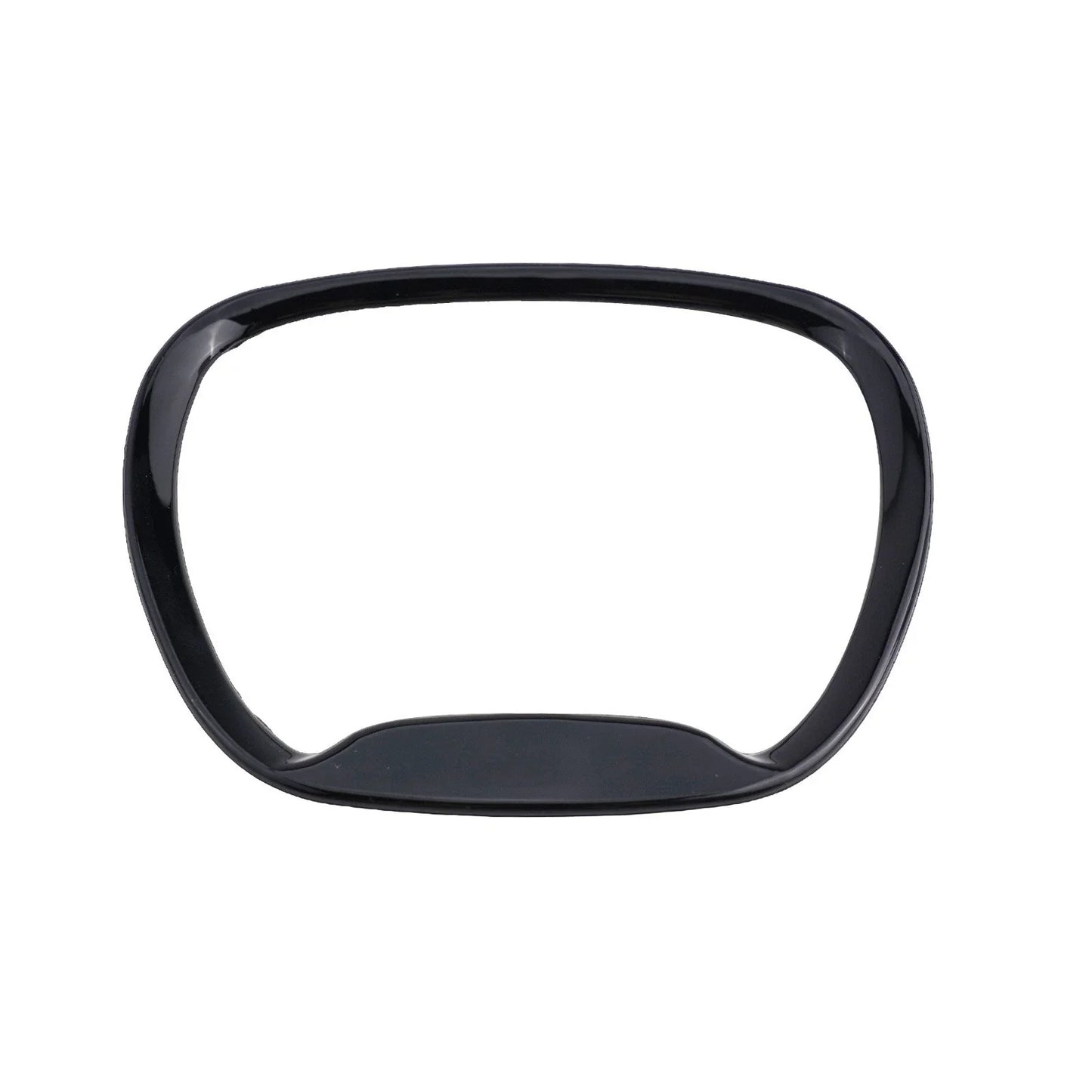 Steering Wheel Cover Sticker Black Carbon Fiber ABS for Car