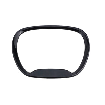 Steering Wheel Cover Sticker Black Carbon Fiber ABS for Car
