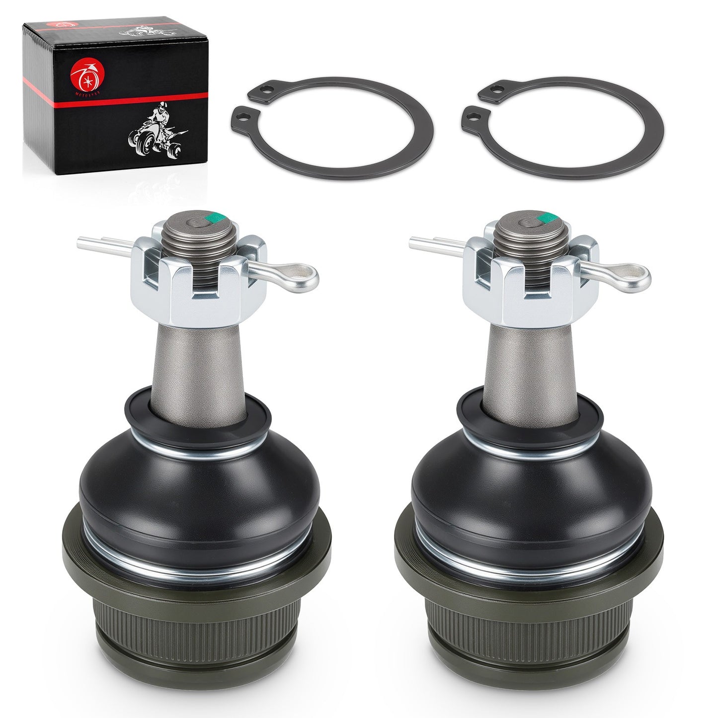 Set of 2 Lower Ball Joints for Kawasaki Mule 3000 3010 (2001–2008)