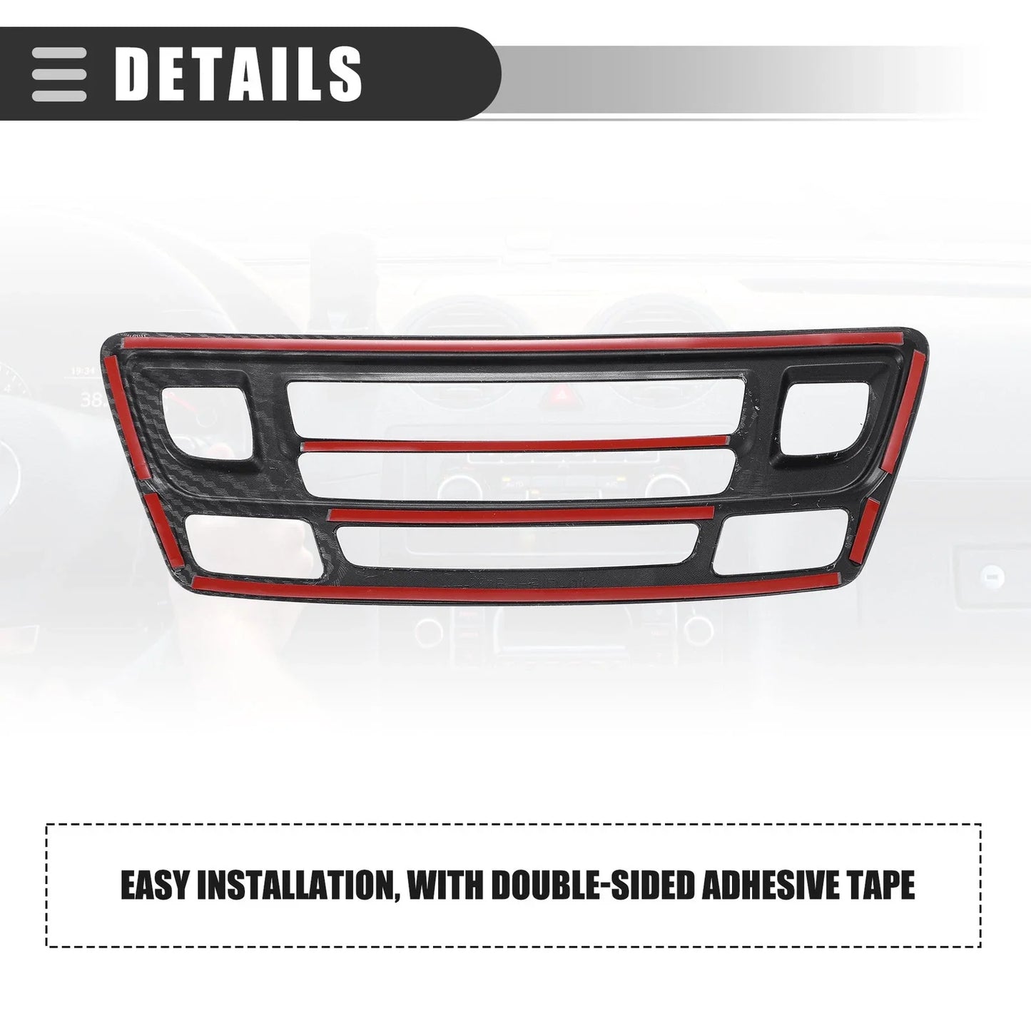 Central Control Air Conditioning Panel Cover Trim for Honda Ridgeline (2006-2014)