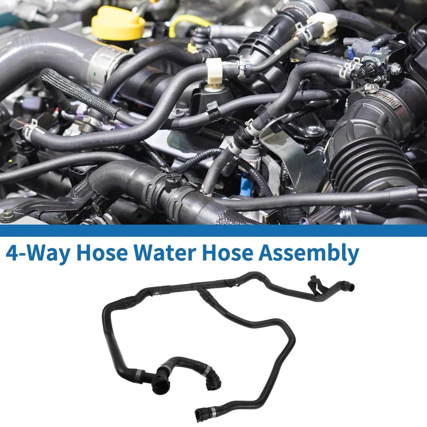 4-Way Hose Water Hose Assembly for BMW 318i (2007-2012)
