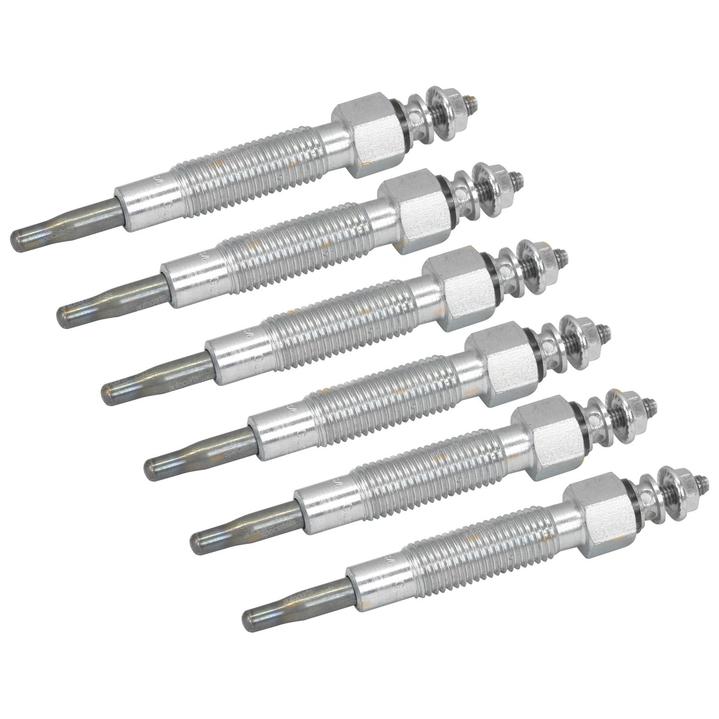 6 Glow Plugs for Nissan GU Y61 Patrol 4.2L Diesel TD42 + TD42T Turbo