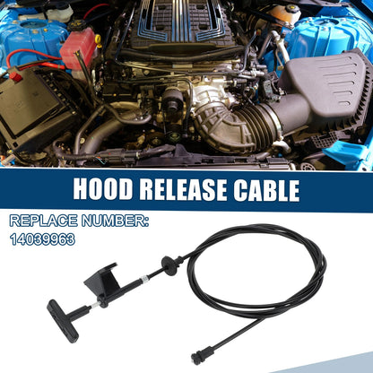 Hood Release Cable for Chevrolet Suburban R1500 (1989–1991) No.14039963 Black