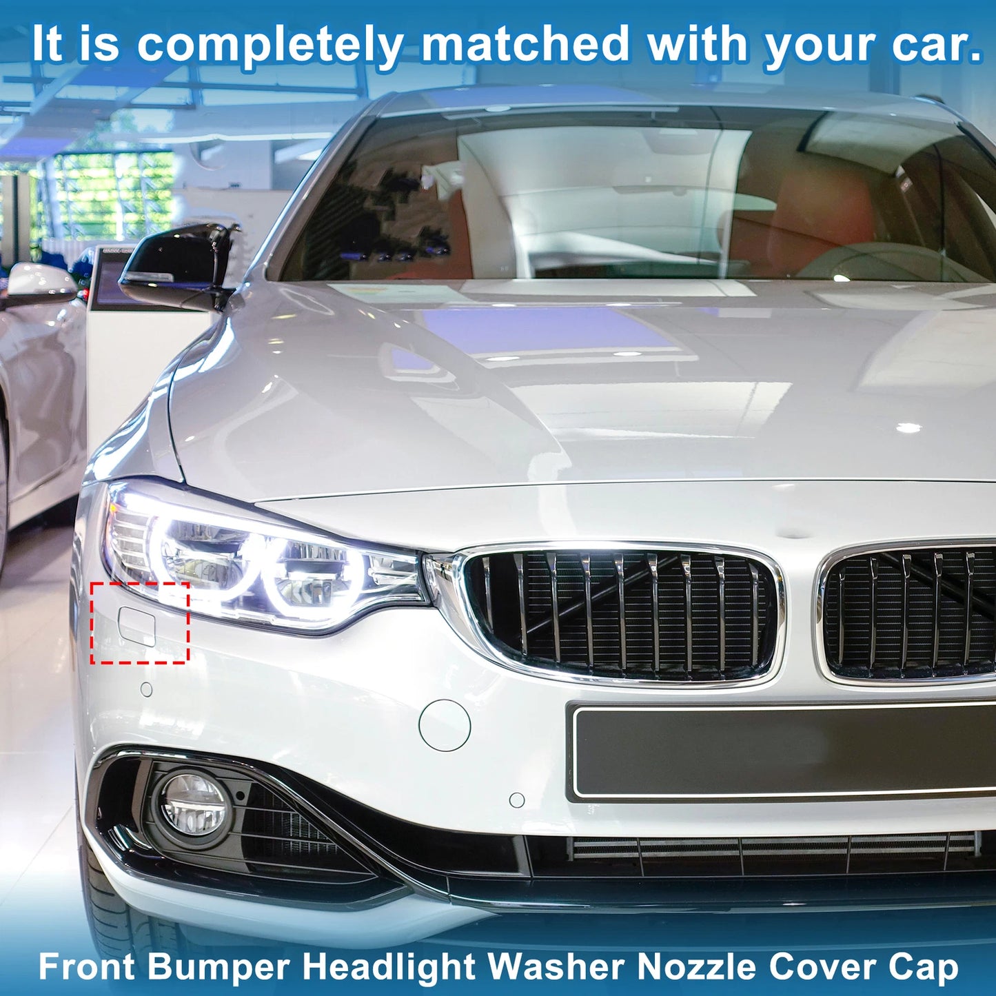 Washer Nozzle Cover Cap No. 51117363394 for BMW 428i (2014–2016) Unpainted