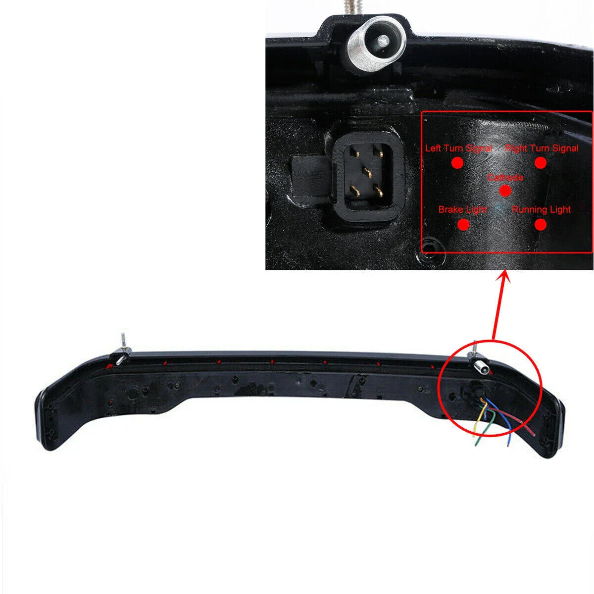 Smoke King LED Tail Light & Wiring Harness for Harley Touring (2014-2023)