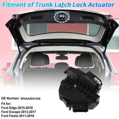 Rear Trunk Latch Lock Actuator for Ford Edge (2015–2016) 4 Pins BF6AA26413AE