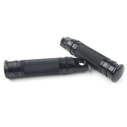 Aluminum Male Mount Footpeg Pegs for Harley Davidson  -  Black