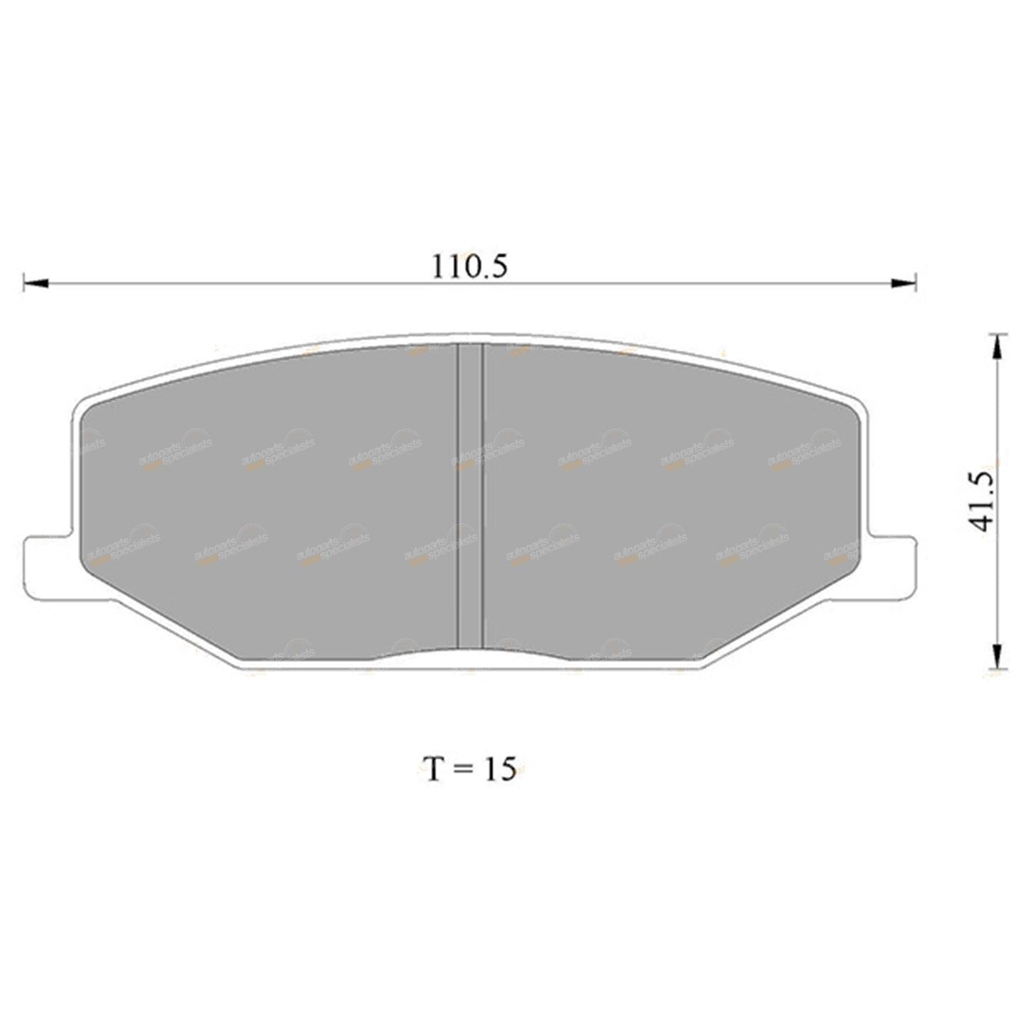 2 Front Disc Rotors + Brake Pads for Sierra 4x4 (1983–1996)