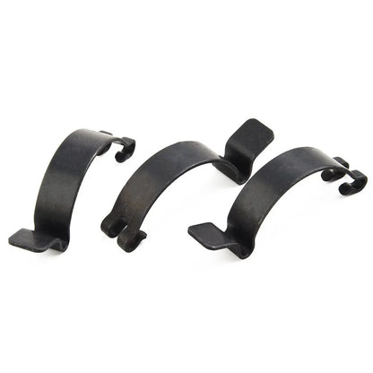 Quality Snap Clip Cover Clamp 3 x Air Filter Housing Black Manganese Steel