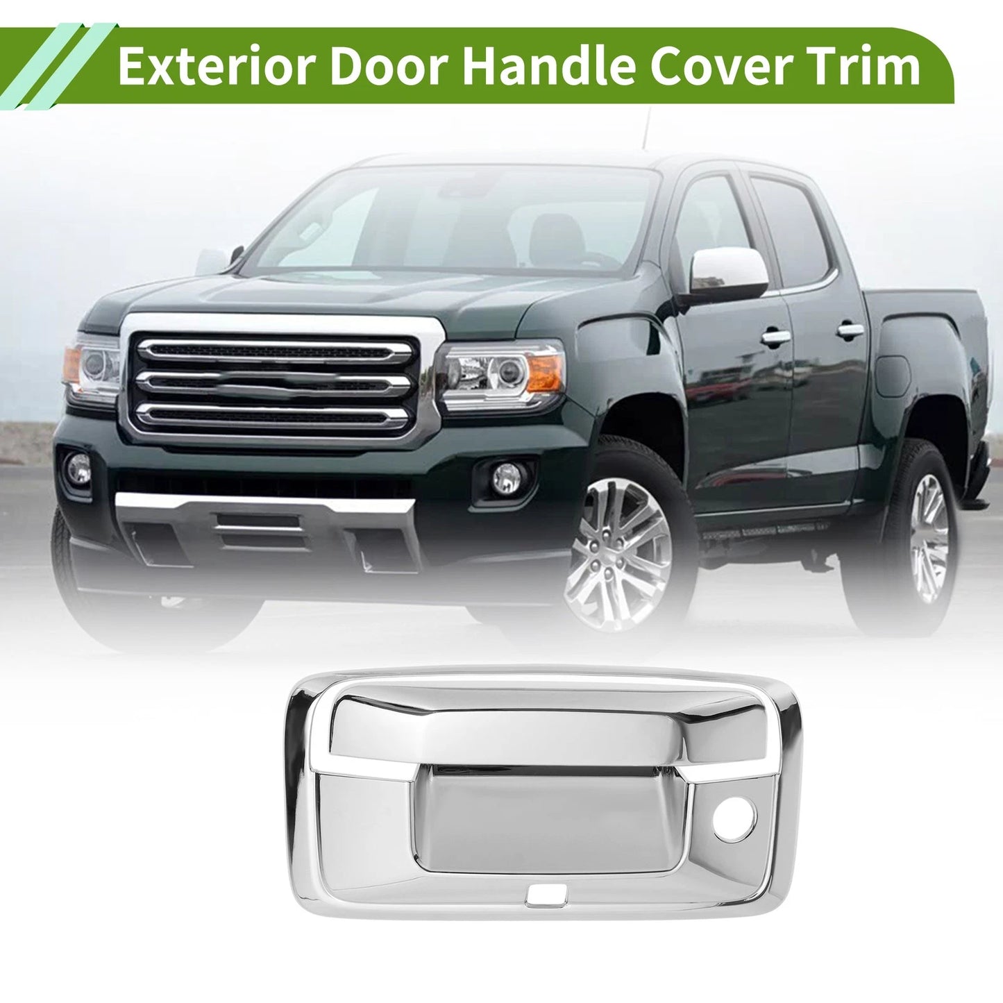 Set of 1 Exterior Door Handle Cover Trim for Chevy Colorado (2014–2022) ABS