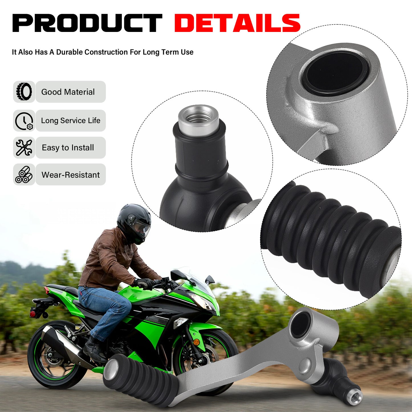 Gear Shift Lever for Kawasaki Ninja 300 (2013–2017)