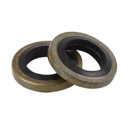 10pcs Copper Washer Oil Seal for Car Engine (8mm ID, 14mm OD)