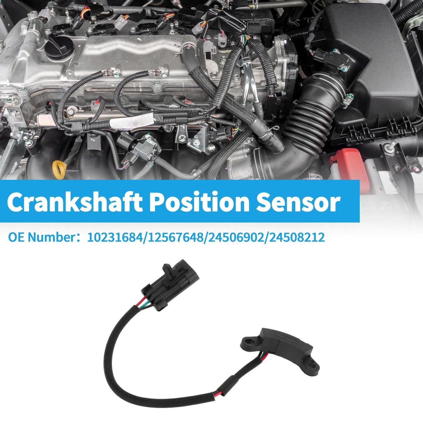 Crankshaft Position Sensor for Chevrolet Malibu 3.1 (1997–2003) No. 10231684