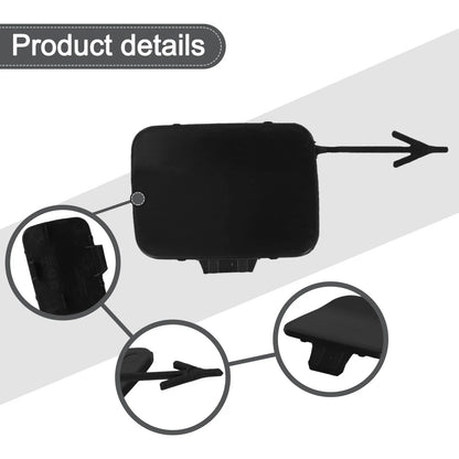 Unpainted Rear Bumper Tow Hook Eye Cover Cap for Q7 (2016–2019)