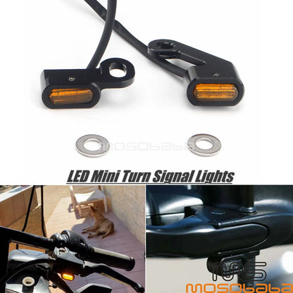 Mini LED Turn Signal Light for Harley Softail Dyna Touring
