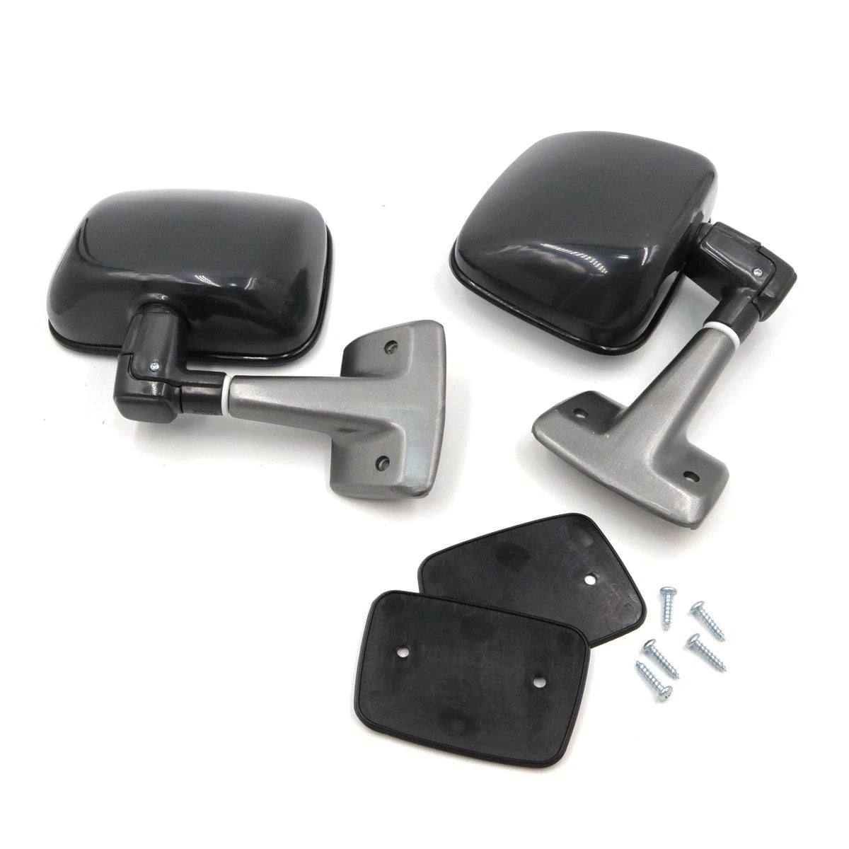 Set of 2 Black Side Door Mirrors for Toyota Land Cruiser BJ60 FJ60 HJ60 HJ61 (1980–1990)