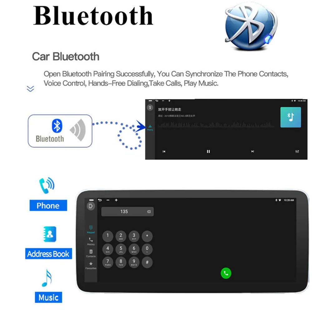 12.3'' Wireless Carplay Navi Screen for Benz W164 X164 (2006-2011)