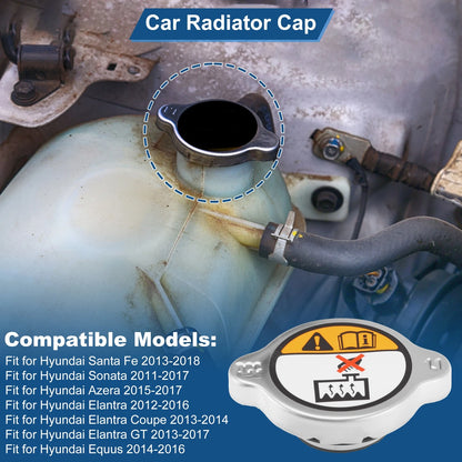 Radiator Cap for Hyundai Santa Fe (2013–2018) Steel 110kPa 253301P000