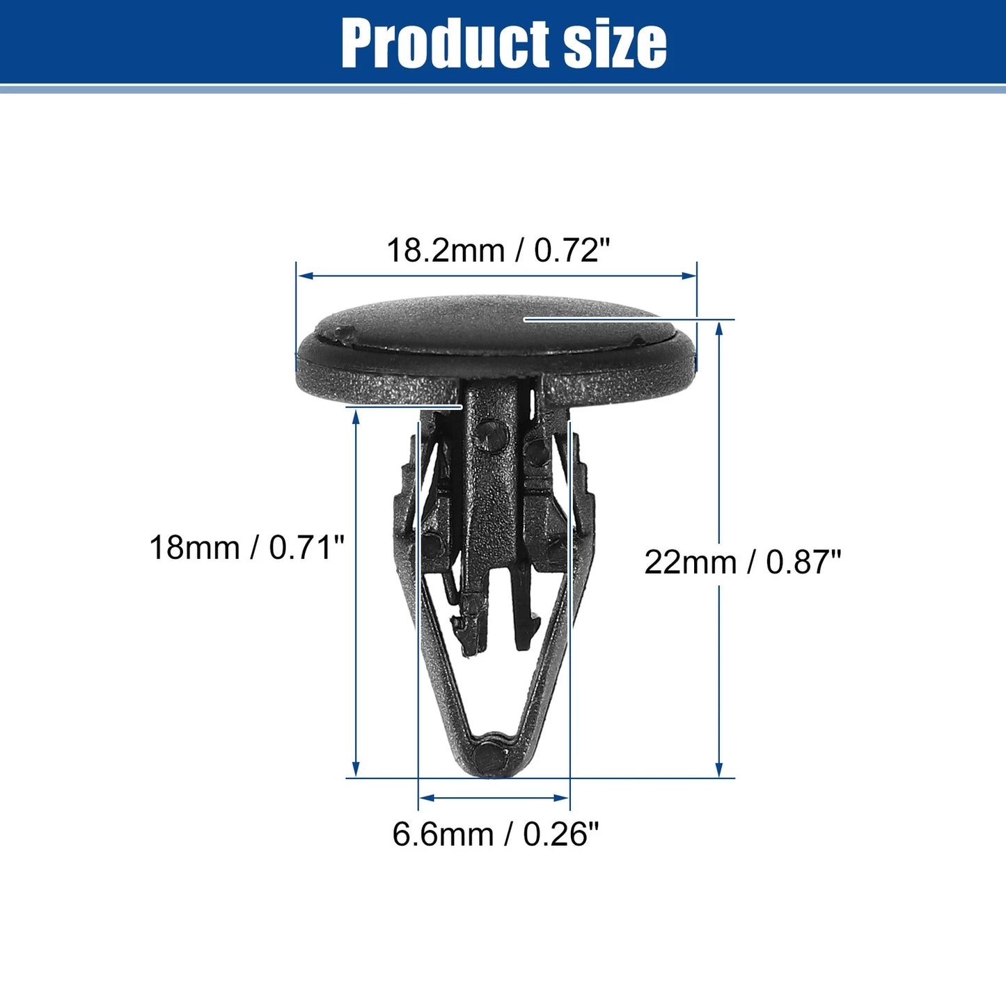 30pcs Bumper Cover Push Retainer Clips for Buick Enclave (2008-2017)
