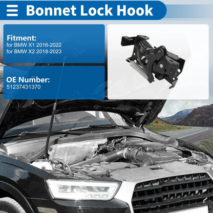 Hood Latch Assembly for BMW X1 Engine Hood Lock