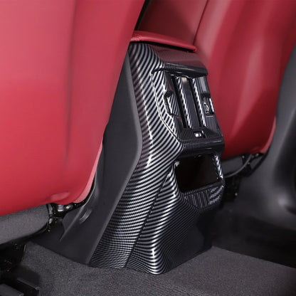 Carbon Fiber ABS Rear Air Vent Anti-Kick Cover for BMW X3 G45 (2025–2026)