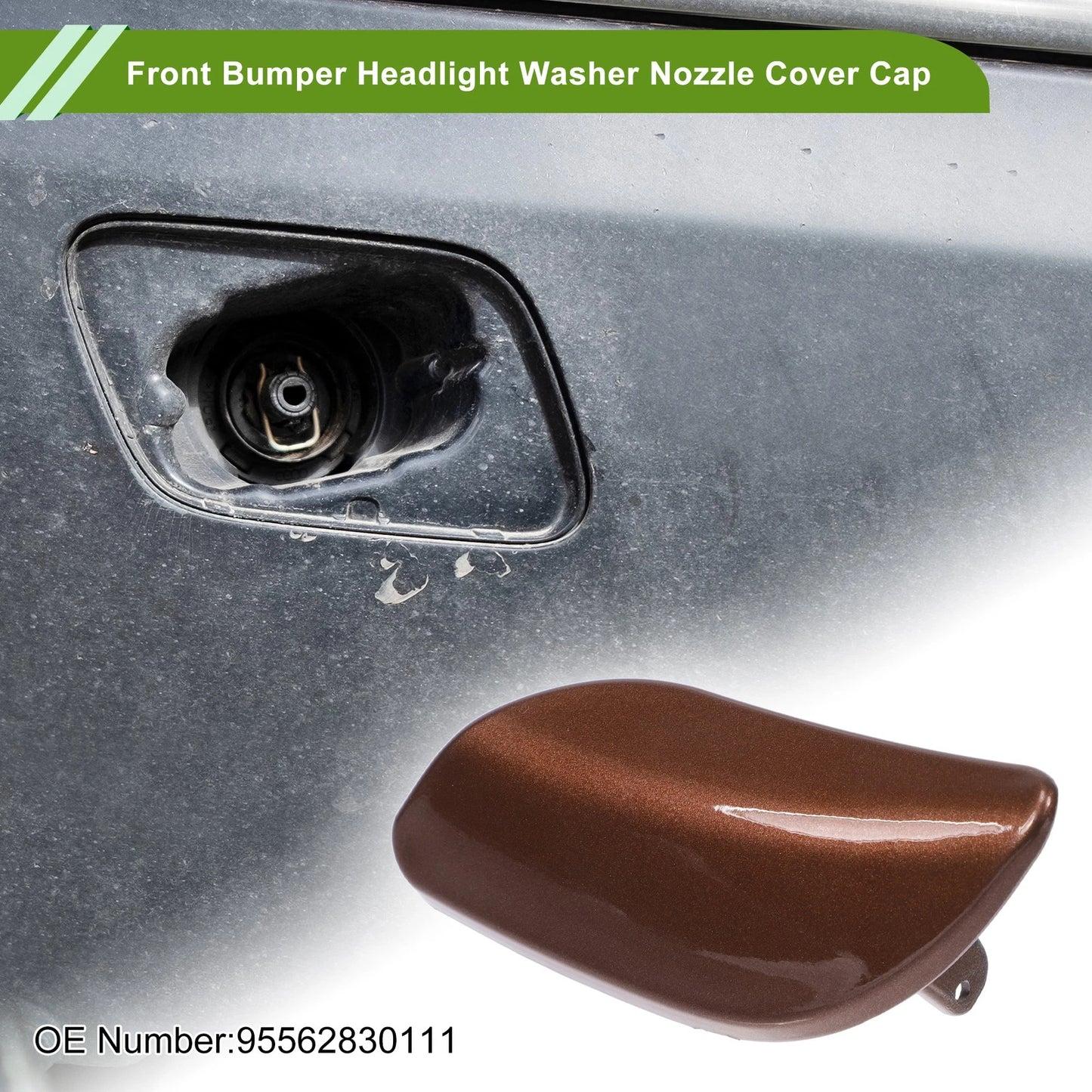 Left Washer Nozzle Cover Cap No. 95562830111 for Porsche Cayenne (2008–2010)