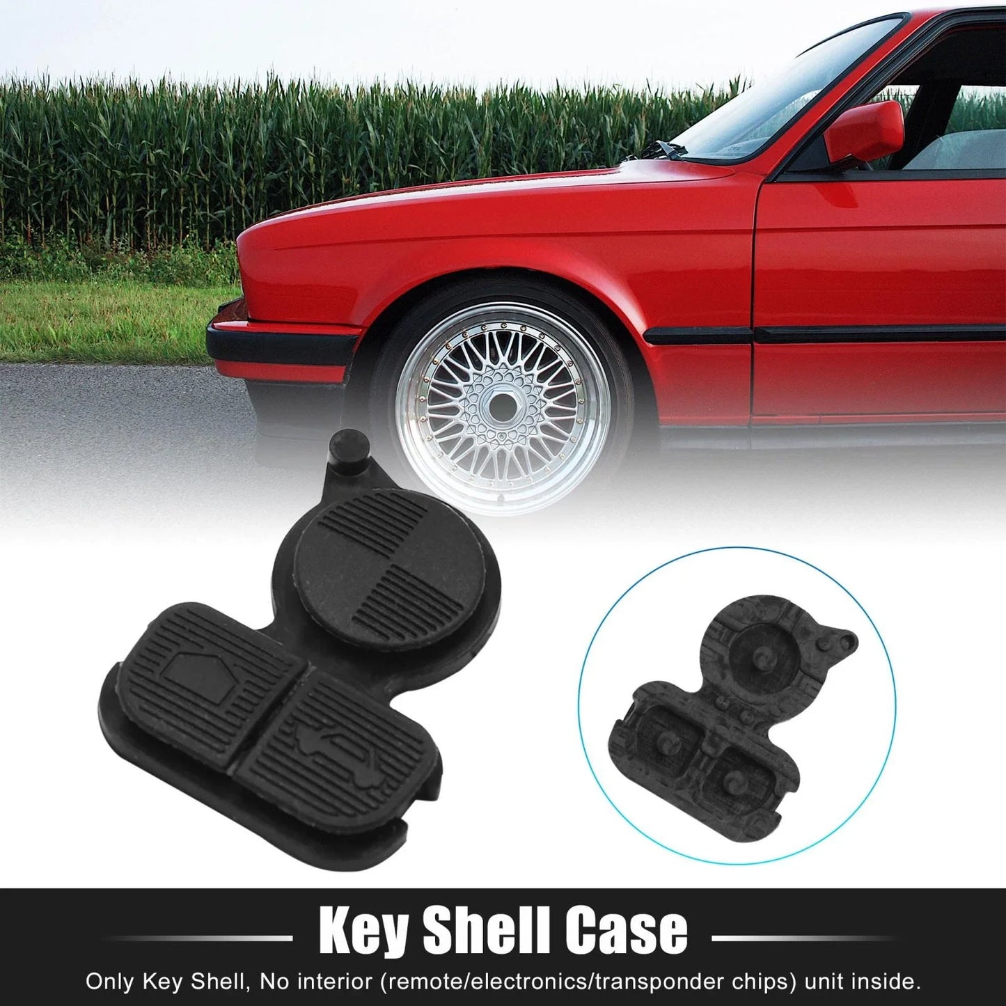 Key Fob Shell Case for BMW 3/5/7 Series (E38/E39/E36/Z3/Z4/Z8/X3) Key Button