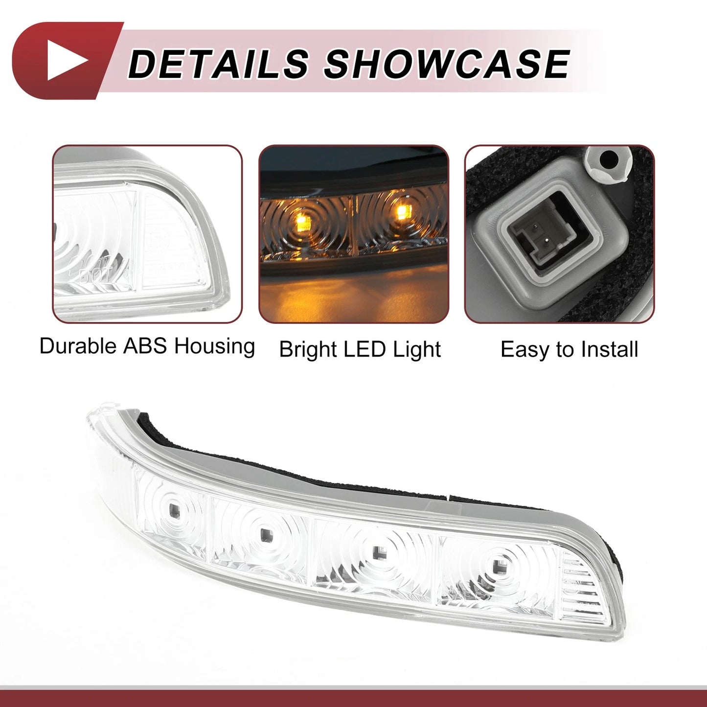 Mirror Turn Signal Light for KIA Sorento (2012–2014) No.876232P000FC Right