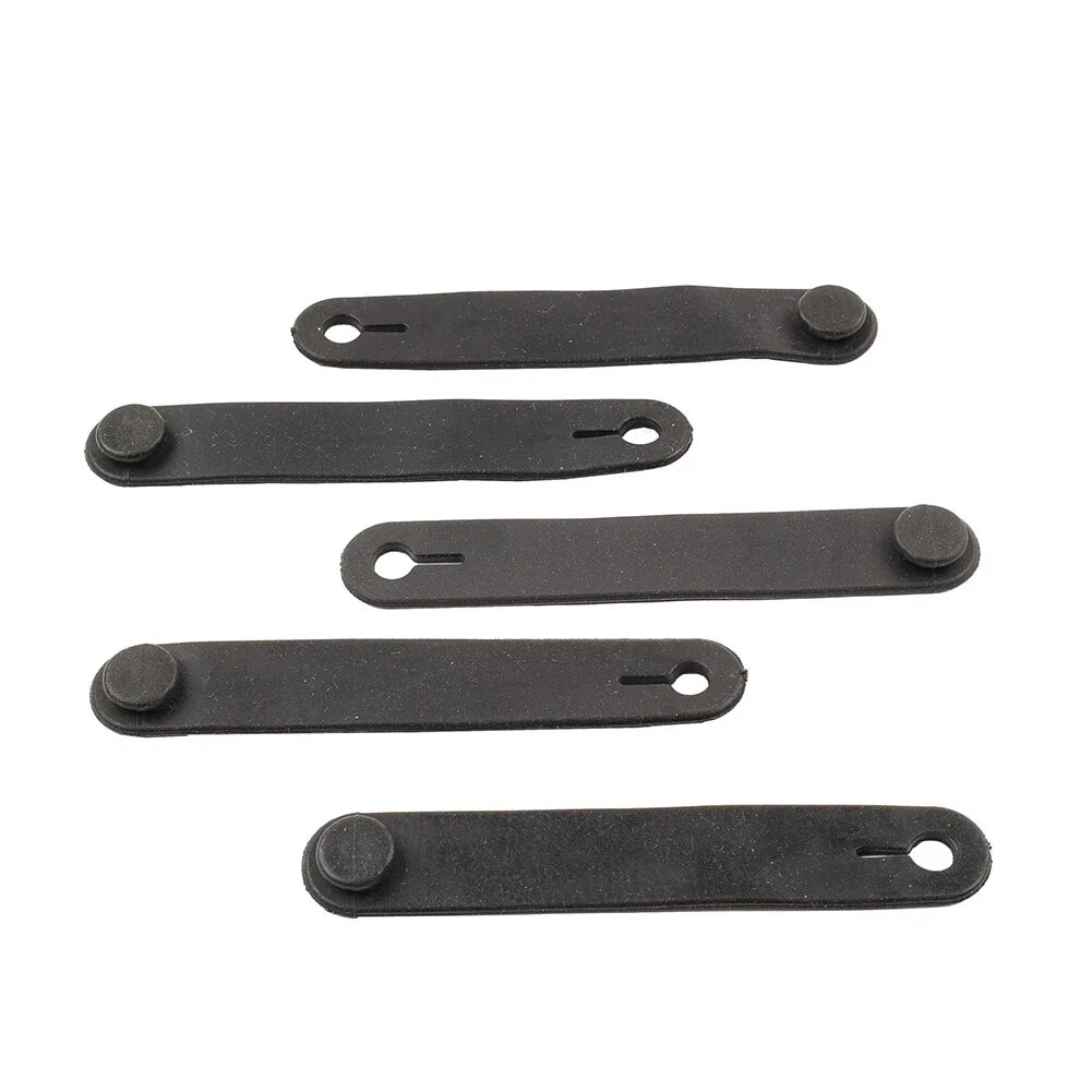 5Pcs Motorcycle Rubber Band Cable Ties for Frame Wiring Harness