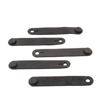 5Pcs Motorcycle Rubber Band Cable Ties for Frame Wiring Harness