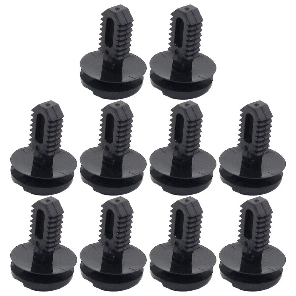 Black Plastic Clips Rivet 10 Pieces for BMW 3 Series