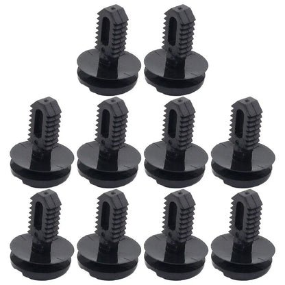 Black Plastic Clips Rivet 10 Pieces for BMW 3 Series