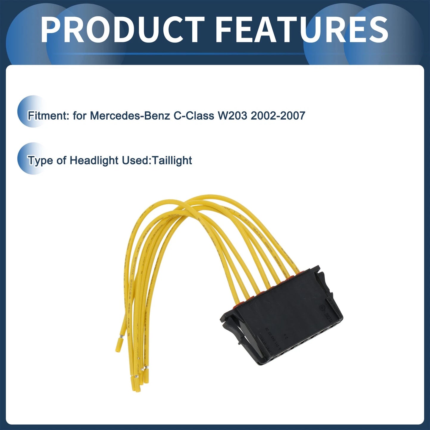 Lamp Wire Harness A2115450328 for Mercedes-Benz C-Class (2002–2007)