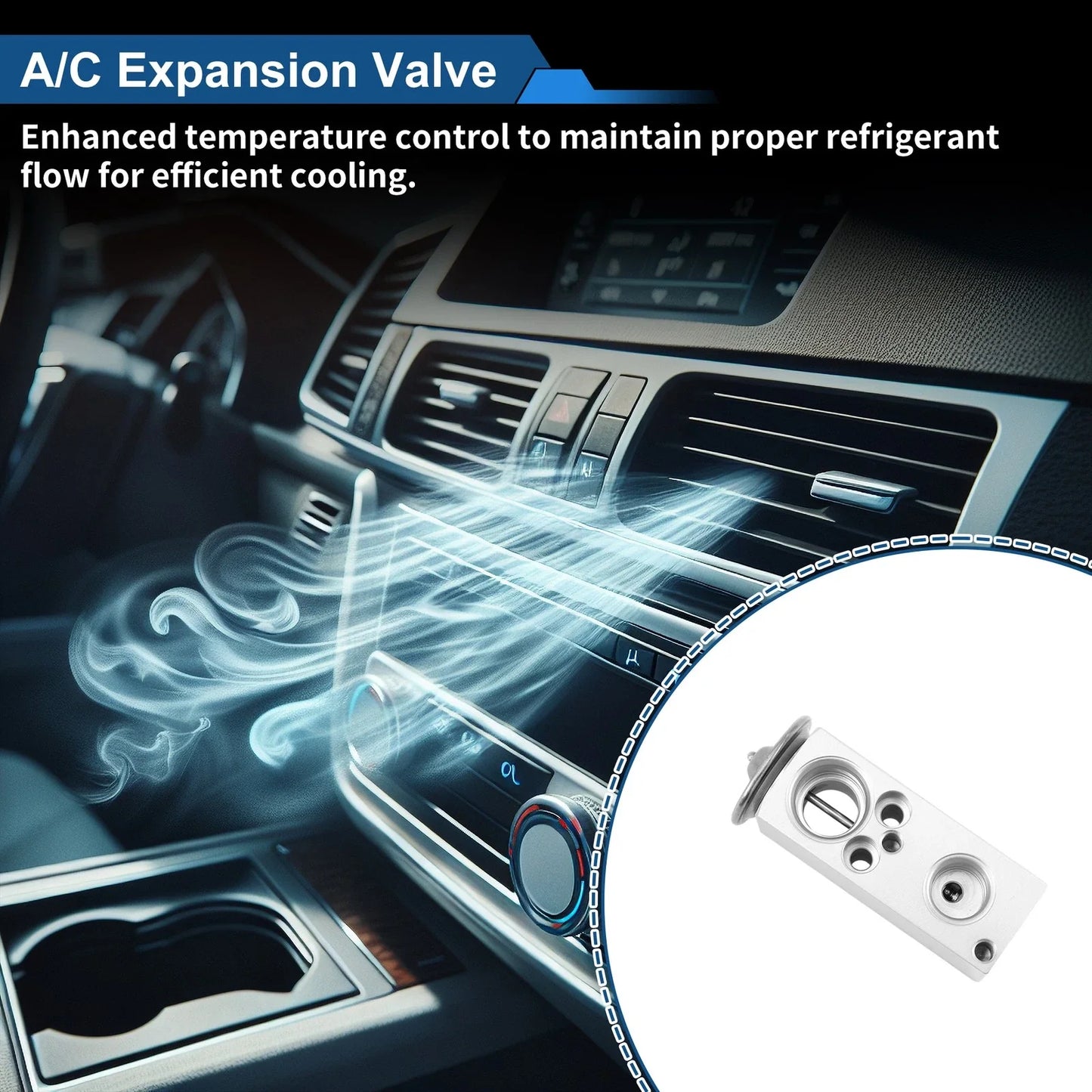A/C Expansion Valve for Mercedes-Benz GL350 GL450 3.0L (2014-2016) 1 x Pcs