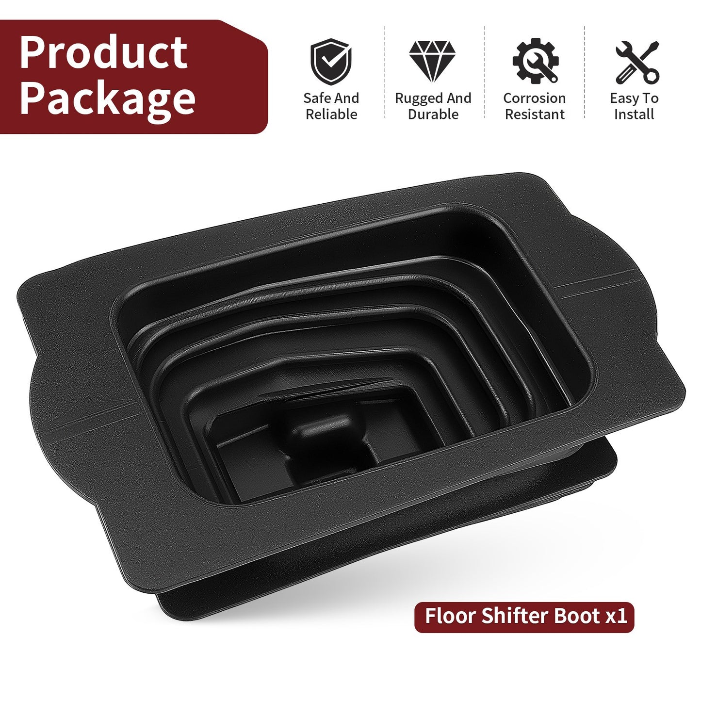 Floor Shifter Boot for Polaris RZR 900 (2015–2025) RZR RS1 (2018–2021)