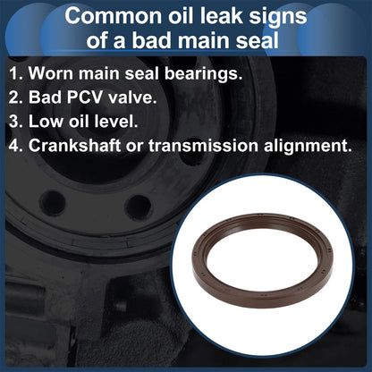 1 Pc Rear Crankshaft Oil Seal for Toyota Celica RAV4 Solara (1999–2005) No.9031185009