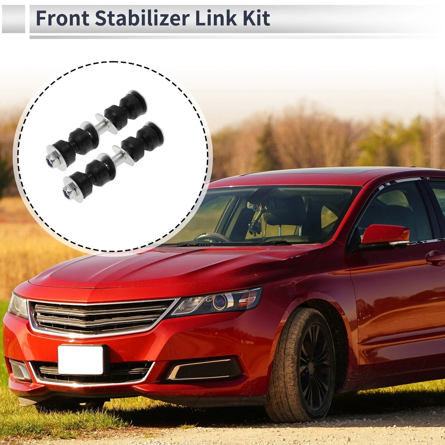 Set of 2 Front Stabilizer Bar Links for Buick Allure (2005–2009) No.K5342