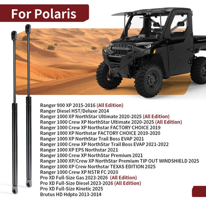 2X Window Lift Support Gas Shock for Polaris Ranger Crew XP 1000 (2015–2023)