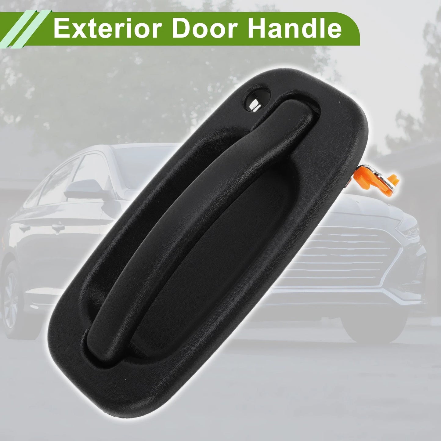 Exterior Door Handle for Chevrolet GMC (2010–2015) Black Front Right No.15034986