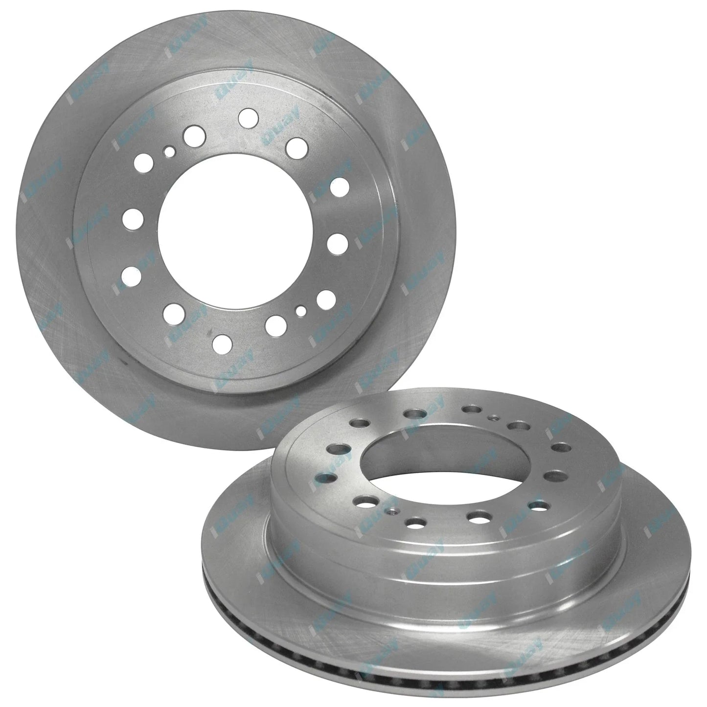 2 Rear Disc Brake Rotors for Toyota Landcruiser Prado RZJ120 RZJ125 2002-2004