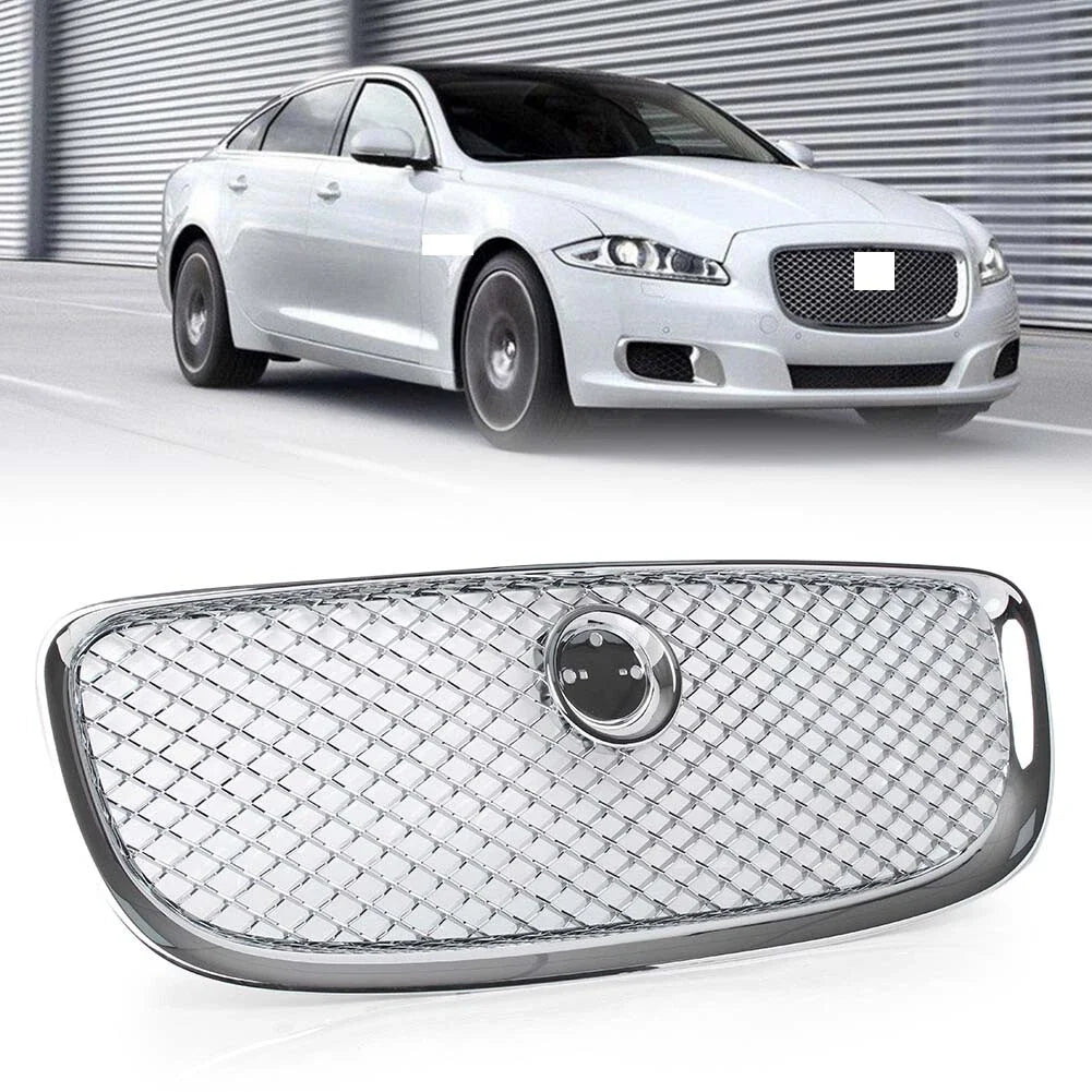ABS Chrome Front Upper Grille Mesh for Jaguar XJ (2010-2015)