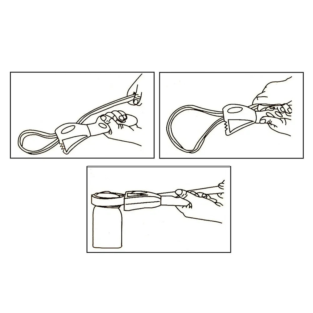 8 Inch Rubber Strap Wrench Tool for Oil Filter Pipe Mechanics