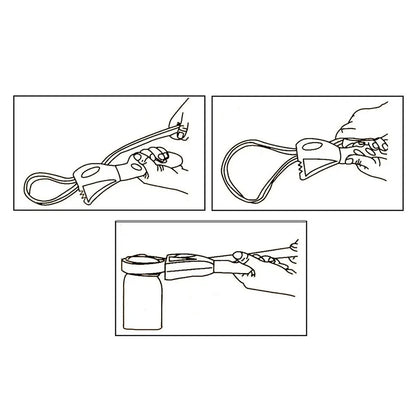 8 Inch Rubber Strap Wrench Tool for Oil Filter Pipe Mechanics