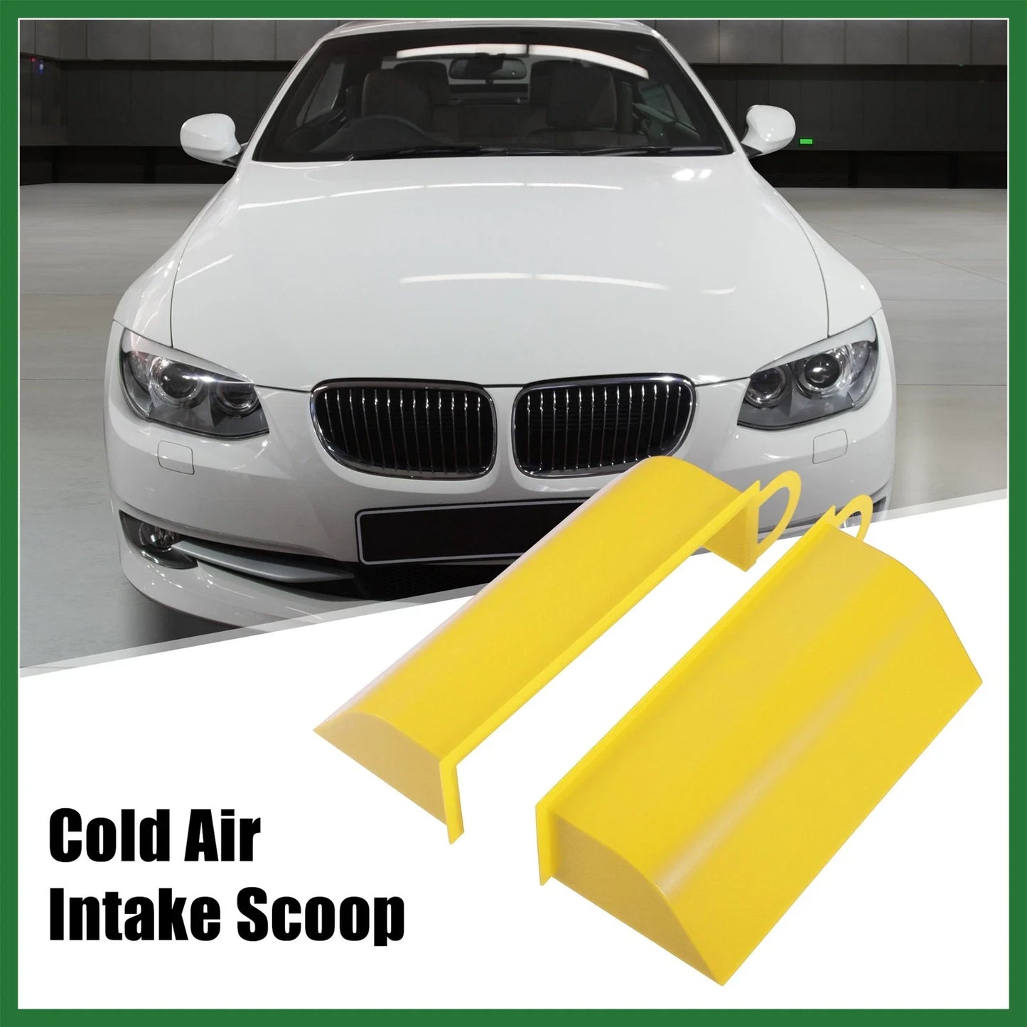 Hood Dynamic Cold Air Tuning Intake System Scoop for BMW Yellow