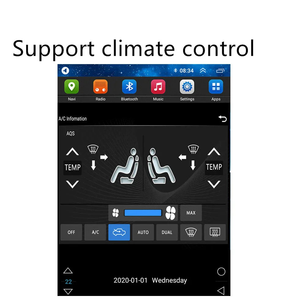 9.7" Vertical Android 13 Stereo Radio Navigation for Chevy Camaro (2008-2015)