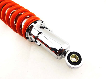 365mm JBS Orange/Chrome Shock Absorbers for Kawasaki F9 Bighorn